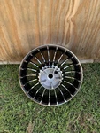 2009-2024 Cvo Harley 18"X 5 Touring Turbine Rear Chrome Contrast Black Wheel. Fixed Price $499.99.