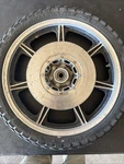 1976 Yamaha Front Mag Wheel. Fixed Price $300.00.