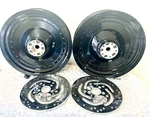 Harley Davidson Fat Boy Wheels 2000-2006 Black Gloss 0EM W/ Rotor. Fixed Price $1290.00.