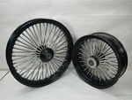 Harley-davidson Dna Mammoth 52 Spoke Wheel Set Front 23X3.5 Rear 18X5.5. Fixed Price $1195.00.