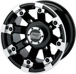 Moose Racing Type 393X Wheels 12X7 4+3 Offset 4/136 Black Front 0230-0518. Fixed Price $108.99.
