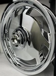 Honda 1997 -2003 Valkyrie Front GL1500 Chrome Wheel 44650-MZ0-674 Oem Outright. Fixed Price $1199.00.