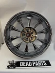 Harley Pm Performance Machine Chrome 10 Spk Hooligan 18"X5.5" Rear Mag Wheel. Fixed Price $1125.00.