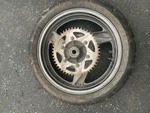 1997 Kawasaki Ninja ZX-6 ZX6 600 Motorcycle Rear Wheel + Tire Gray Vortex. Fixed Price $158.85.