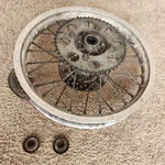 1998 - 2023 Kawasaki KX80 KX85 Rear Big Wheel 16" Hub Rim Genuine Oem Comp. Fixed Price $170.00.