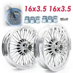 16X3.5 Fat Spoke Wheels Front Rear Rims For Harley Softail Heritage Deluxe Flstn. Fixed Price $672.97.