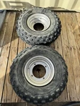 1986 Suzuki LT250R Oem Front Wheels Rims 22X8-10. Fixed Price $200.00.