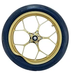 2017 - 2019 Honda Cbr 1000RR Sp Front Wheel Rim Tire Rubber Yellow *bent*. Fixed Price $255.99.