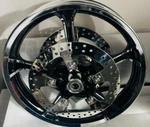 Harley Front Wheel Cvo 2024 -26 Limited Touring Chrome Black Rotors Outright. Fixed Price $1950.00.