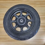 2024 Honda Metropolitan Ncw 50 Rear Back Black Wheel Rim 10 X 2.15 & Tire 5/32ND. Fixed Price $166.00.
