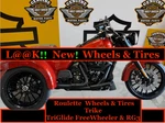 09-25 Harley Trike Wheels 19" Front 18" Rear & Tires Powder Coated BLACK2. Fixed Price $2999.95.