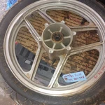 1995 Kawasaki ZG1000 Con Front Rim 18X2.15 With Good Tire. Fixed Price $74.80.