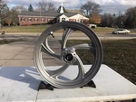 New Oem Nos Victory Silver Cast Front Wheel Rim Vision Cross Country Road. Fixed Price $350.00.