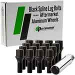 Black Lug Bolts 1995-2002 Volkswagen Cabrio Aftermarket Wheels. Fixed Price $65.00.