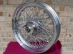 16X3" 80 Spoke Chrome Front Wheel Harley Heritage Fatboy Flstf 84-99. Fixed Price $249.95.