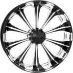 Performance Machine Revel Platinum Cut Front Wheel 21X3.5 Black 12047106RELJBMP. Fixed Price $2034.95.
