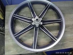 1978 Yamaha XS650 Front Wheel 2M1-25168-20-00. Fixed Price $95.00.