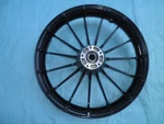 2009-23 Harley Oem Touring Front Turbine Talon Wheel Black 19X3.5 Damage Bent. Fixed Price $249.99.