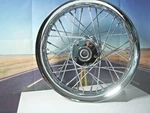 Wheel Harley Front 16X3 Chrome Spoke Smooth Dual Disc 25MM Bearings V-twin X5. Fixed Price $494.99.