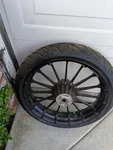 2018 Harley-davidson Road Glide Special Fltrxs Front Tire And Wheel. Fixed Price $1000.00.