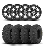 Itp SS212 14" Matte Wheels And Blackwater Evolution Tires 27X11-14. Fixed Price $1590.42.
