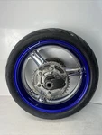 99-07 Suzuki GSXR1300R Busa Oem Back Rear Wheel Rim Rotor *bent* Chrome. Fixed Price $299.35.