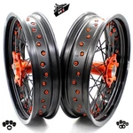 Kke 17'' Cnc Super-moto Wheels Fit Ktm Exc Sxf 250 300 450 500 2003-2024. Fixed Price $759.00.