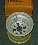 Honda Recon 250X 250EX 250SX,200X Silver Rear Steel 9" Wheel,rim. Fixed Price $74.95.