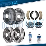 Front Brake Rotors Rear Drums For 1996-2000 Town & Country Dodge Grand Caravan. Fixed Price $188.33.