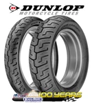 Dunlop /D401T Set 130/90B16 Front + 150/80B16 Rear - 2 Blackwall. Fixed Price $408.46.