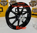 02-08 Rear Oem Genuine 16X3 Harley Touring 9 Spoke Wagon Wheel. Fixed Price $499.95.