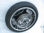 Harley Airstrike Front Wheel & Tire Rotors Touring Road Street Glide #7895. Fixed Price $299.00.