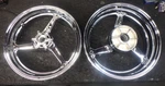 Honda Cbr 600RR 03-06 Chrome Plated Factory Wheel Set Outright Purchase. Fixed Price $1399.99.