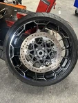 Cvo 09-26 Oem Harley Touring 19 Front 18" Rear Cast Laced Spoke Wheels Rims. Fixed Price $750.00.