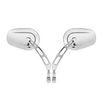Chrome Rear View Mirrors For Harley Fat Boy Flstf Road King Flhr Electra Glide. Fixed Price $31.28.