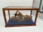 Wood Motorbike Harley Davidson Sportster Moveable Wheels Handmade High Quality. Fixed Price $145.00.