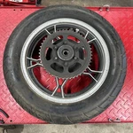 1985 Suzuki GS550L Rear Wheel 1983 1986 64150-43500-291 130/90-16 Tire Sprocket. Fixed Price $99.99.