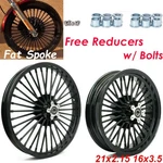 21X2.15 16X3.5 Fat Spoke Wheels Rims For Harley Dyna Super Glide Fxdc Low Rider. Fixed Price $589.99.