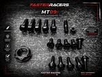 Fasterracers Yamaha MT09 FZ09 Titanium Axle Sprocket & Brake Rotor Hardware Set. Fixed Price $415.95.