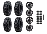 Tusk Terrabite Tires 30X10-14 On Gun Metal Black 4/137 Uinta Wheels & Lug Nuts. Fixed Price $1475.35.