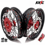 Kke 3.5*17/4.25*17 Wheels For Honda XR650R 2000-2008 Supermoto Rims Black Spokes. Fixed Price $989.00.