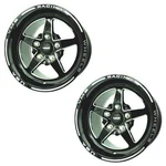 Vms 15X10 +20ET 5X114 6.25" Bs Drag Set Of 94-04 Ford Mustang. Fixed Price $449.00.