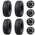 Tusk Terrabite 30X10-14 Tires/cascade Wheels Black 4/156 14X7 5.0+2.0 (set Of 4). Fixed Price $1295.35.