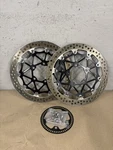 21-25 Kawasaki Ninja ZX10R Front Left Right Brake Rotors Discs Oem #0308. Fixed Price $199.99.