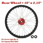 Tarazon 18X2.15 Rear Spoked Wheel Rim Hub For Surron Light Bee Lbx Electric Bike. Fixed Price $236.54.