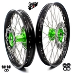 Kke 21" 18" Enduro Spoked Wheels Alloy Rims For Kawasaki KX125 KX250 1993-2002. Fixed Price $649.00.