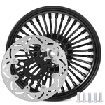 16X5.5 Fat Spoke Rear Wheel Cush W/ Rotor For Harley Touring Bagger Flt 09-23. Fixed Price $347.41.