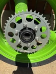 91 92 Kawasaki Ninja ZX7R ZX750 Rear Wheel Rim Brake Disc Straight Sprock. Fixed Price $129.00.