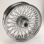 Chrome 16" X 3" 80 Spoke Rear Wheel Rim 84-99 Harley Softail Dyna Sportster. Fixed Price $1429.00.