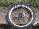 1990 Honda XR250 Front Wheel And Tire. Fixed Price $175.00.